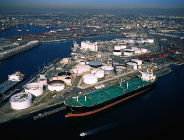 Tanker and Oil Refinery Tanker and Oil Refinery